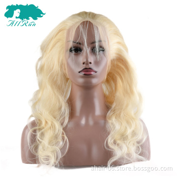 22*4*2 613 360 Lace Frontal, Peruvian 613 Blonde Hair Wig